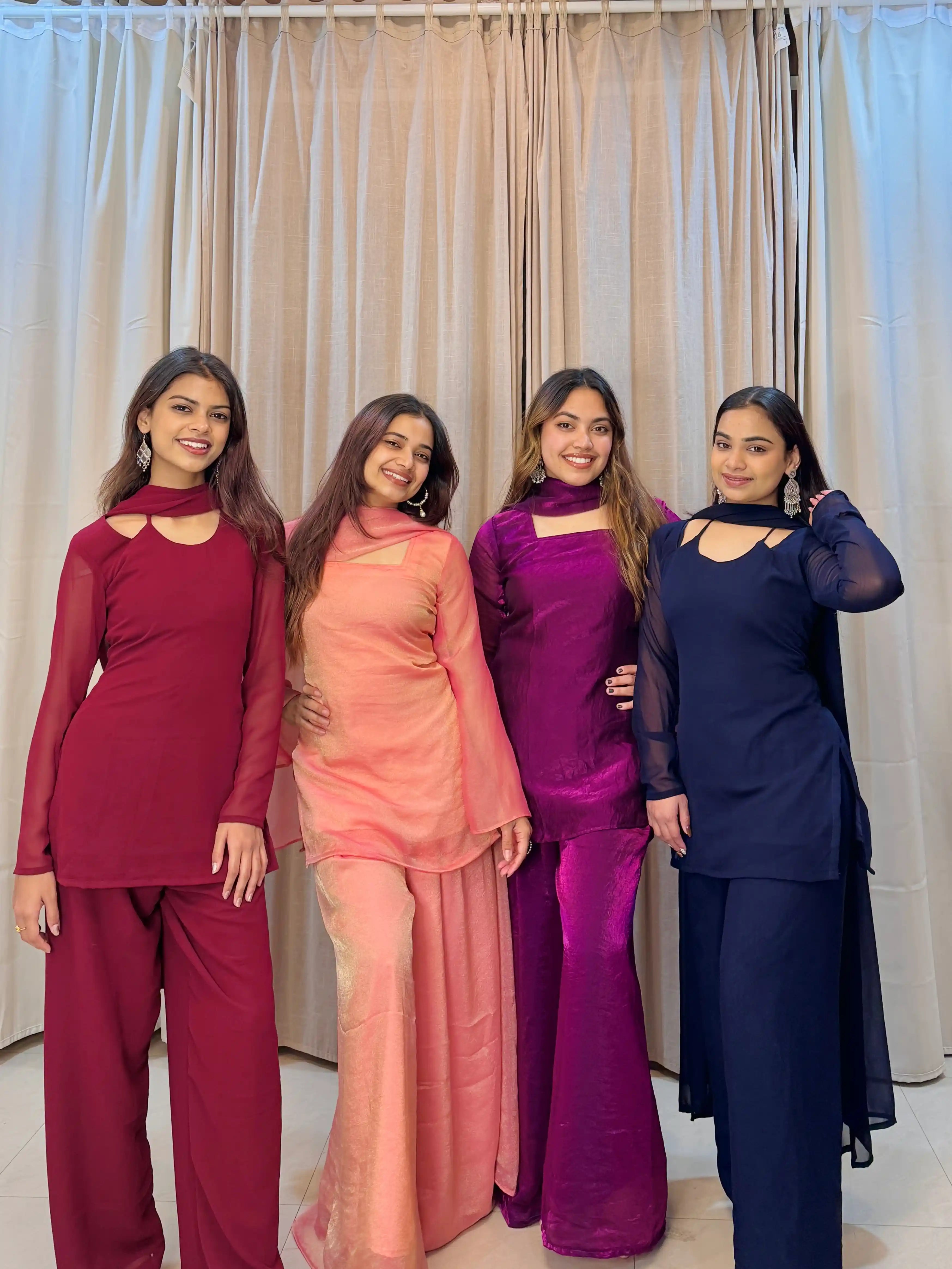 Peach Kareena Gulnaz Suit Set