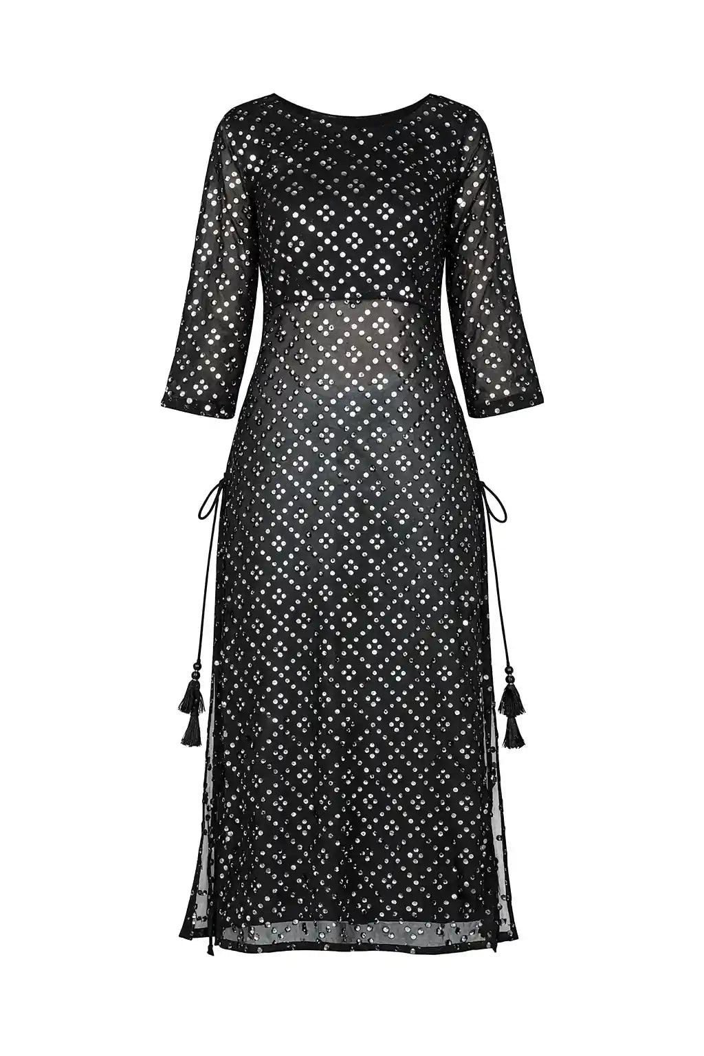 Black Beauty Mirror Gulnaz Kurta