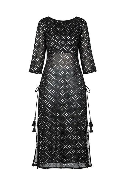 Black Beauty Mirror Gulnaz Kurta