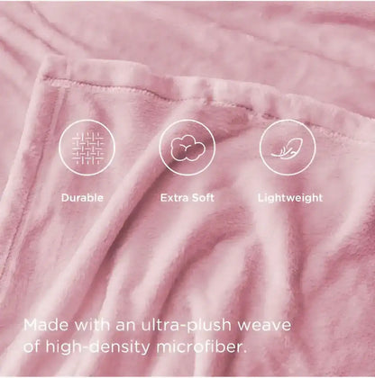 Berry Comfort Solid Soft Blanket