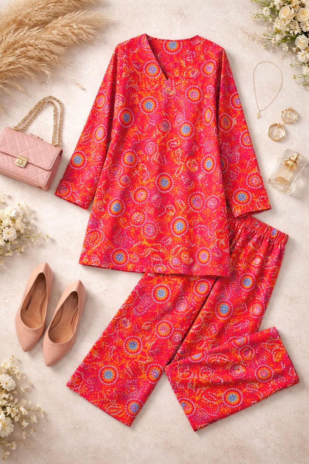 Bandhej Farshi Salwar Suit