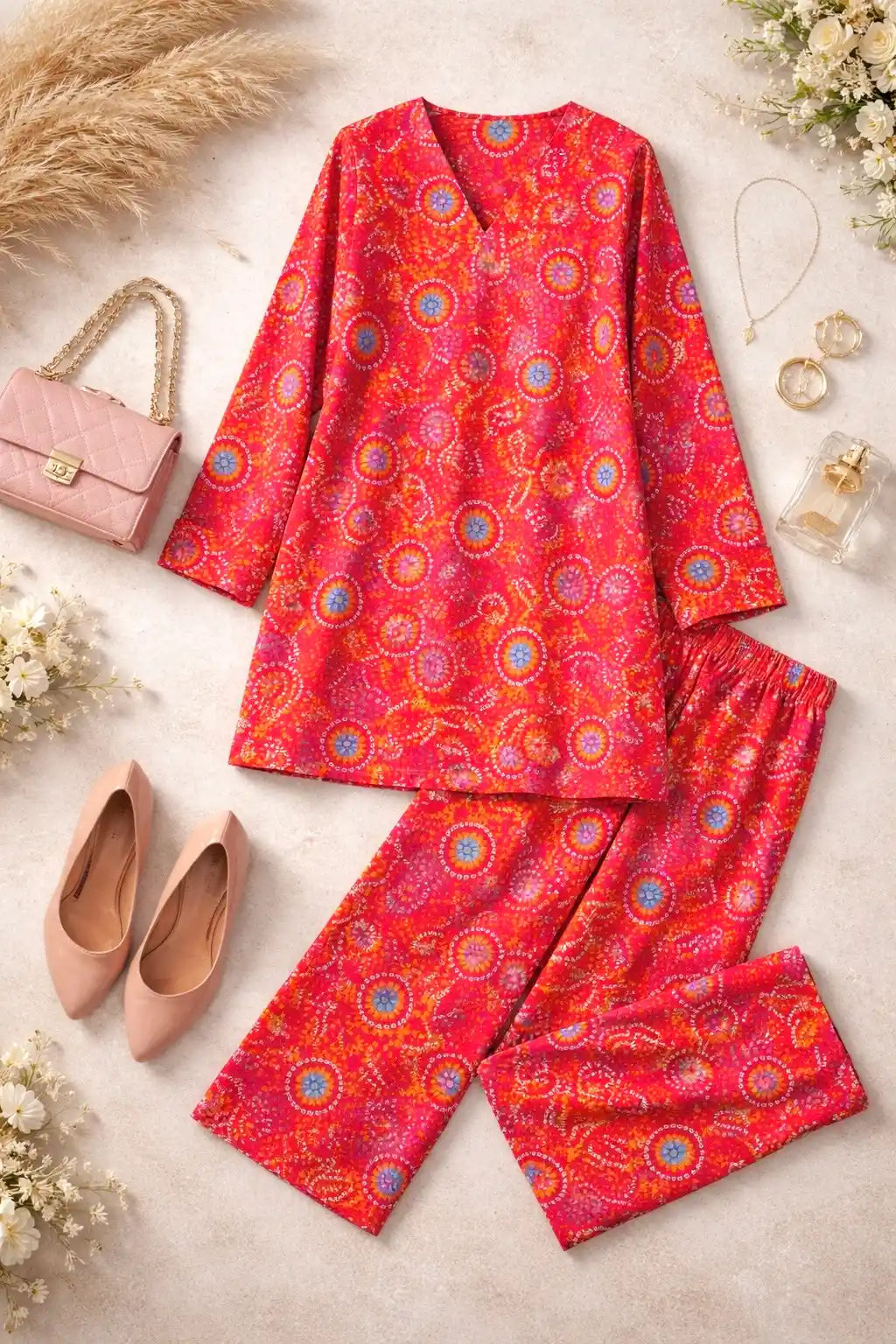 Bandhej Farshi Salwar Suit