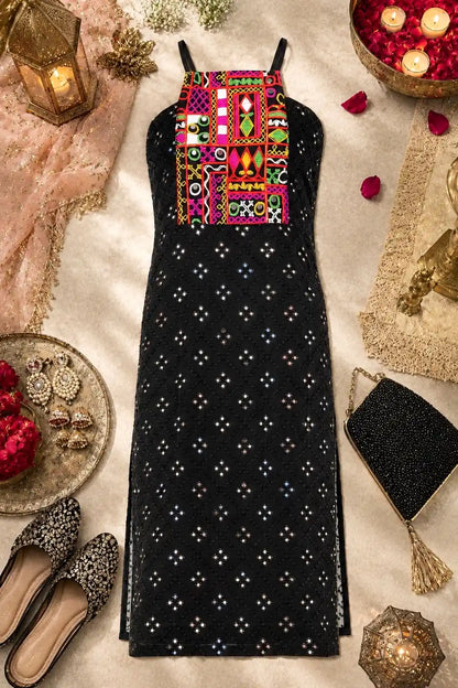 Choker Mirror Gamti Gulnaz Kurta