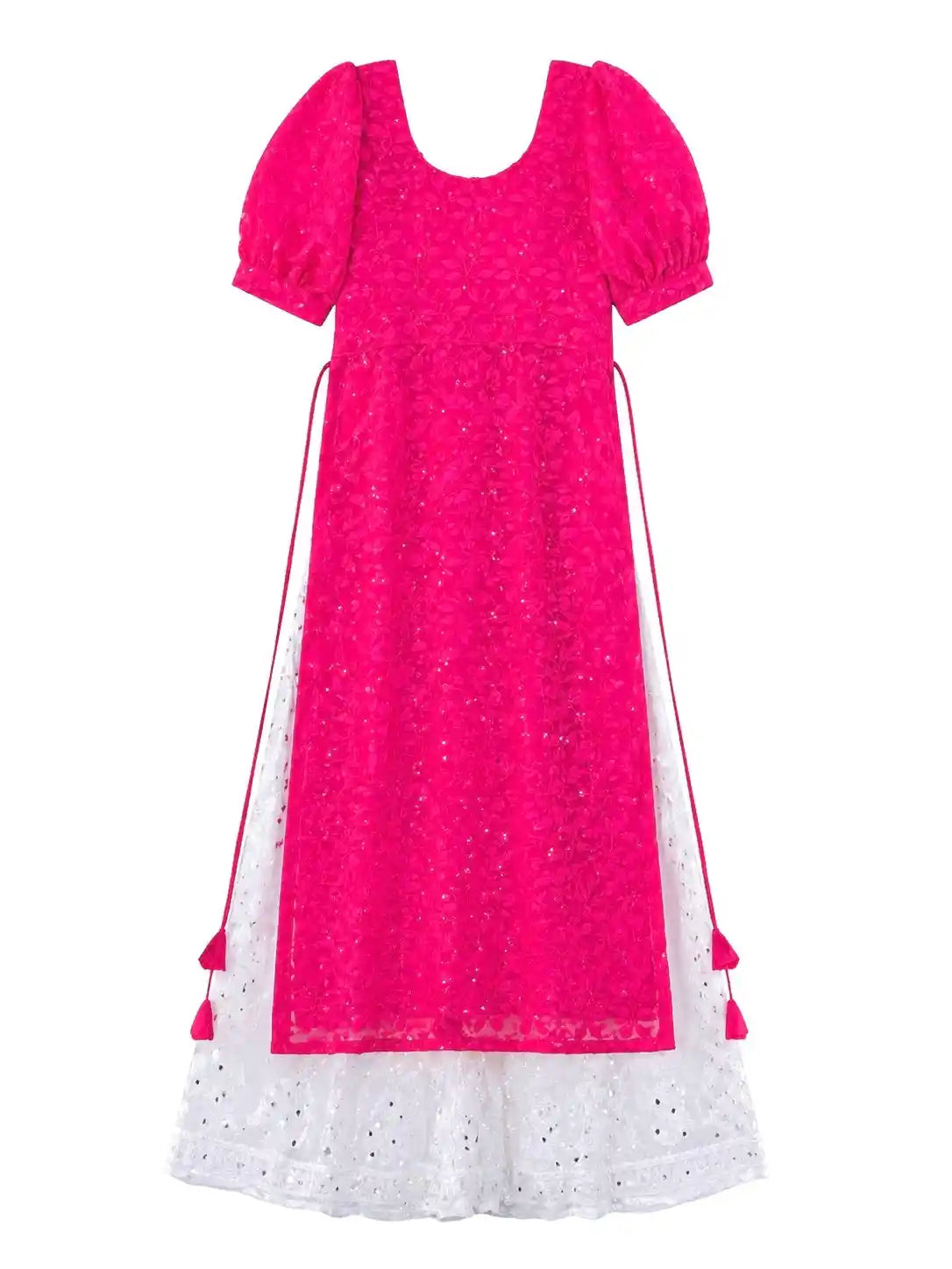Mahima's Hot Pink Gulnaz Kurta