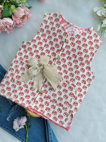 Mini Elephant Kids Jaipuri Jacket - Passion for Fashion by Shivani