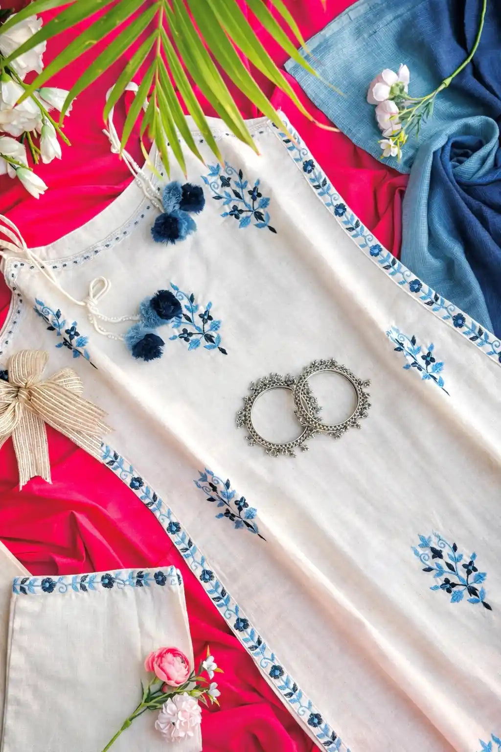 Embroidered Meher Suit Set