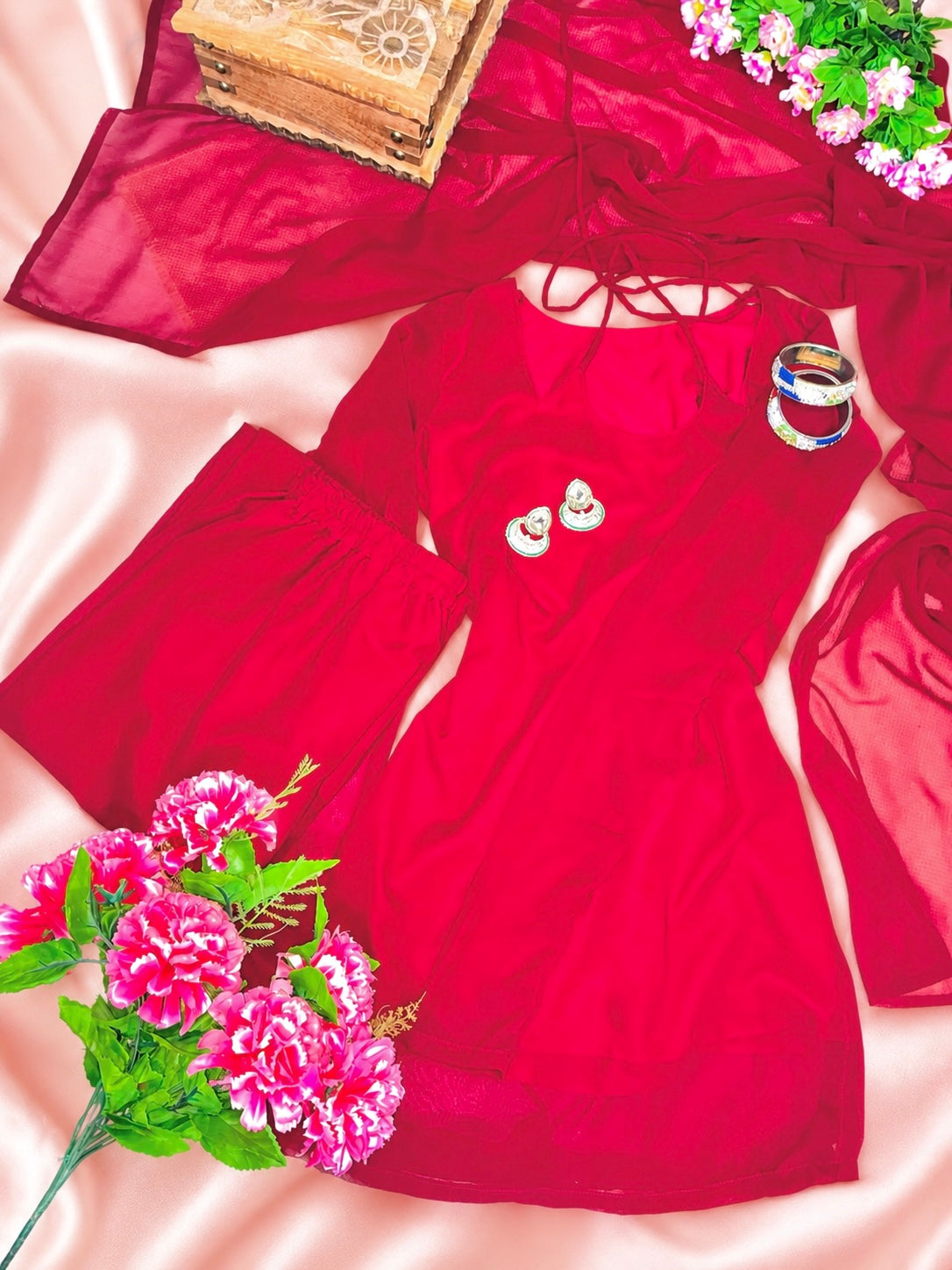 Velvet Rose Ethnic Wear Set