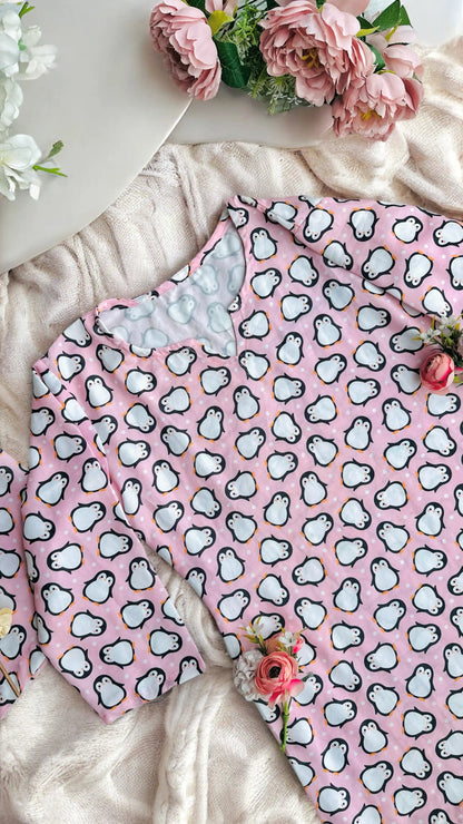 Cute Penguin Comfy Lounge Shorts Set - Passion for Fashion by Shivani