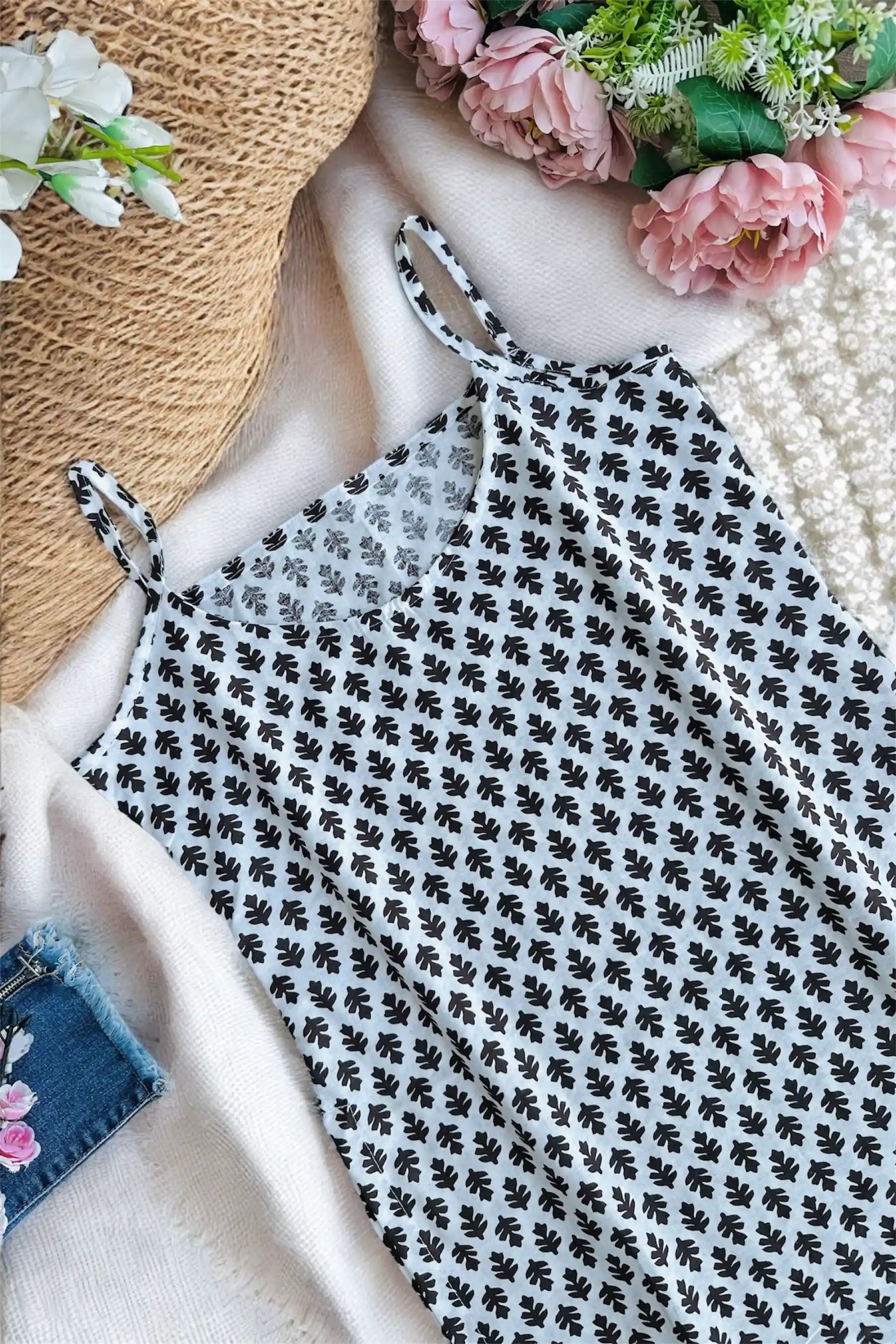 Jaipuri Block Convertible Kurti