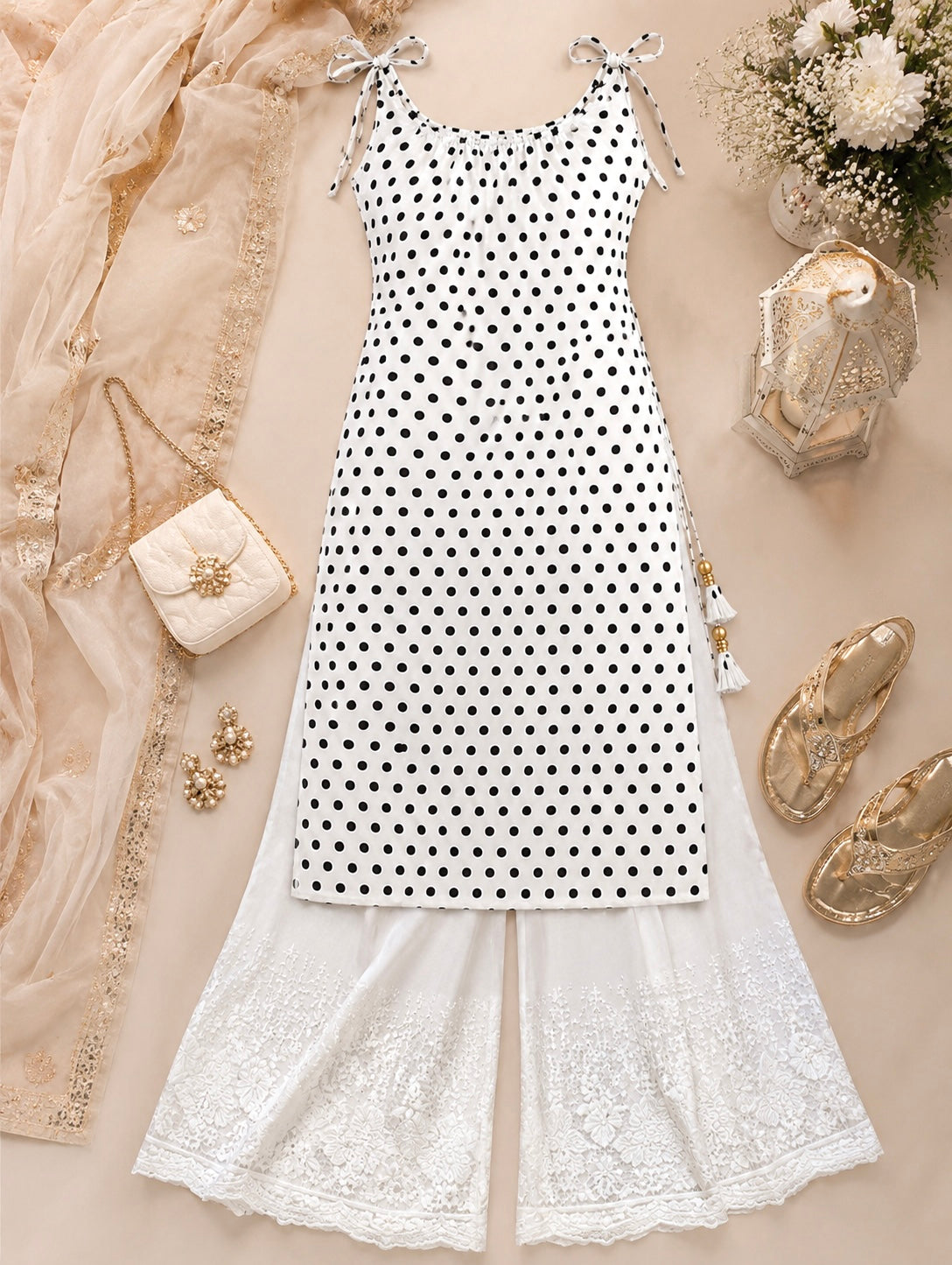 Pretty Polka Jaipuri Gulnaz Kurta