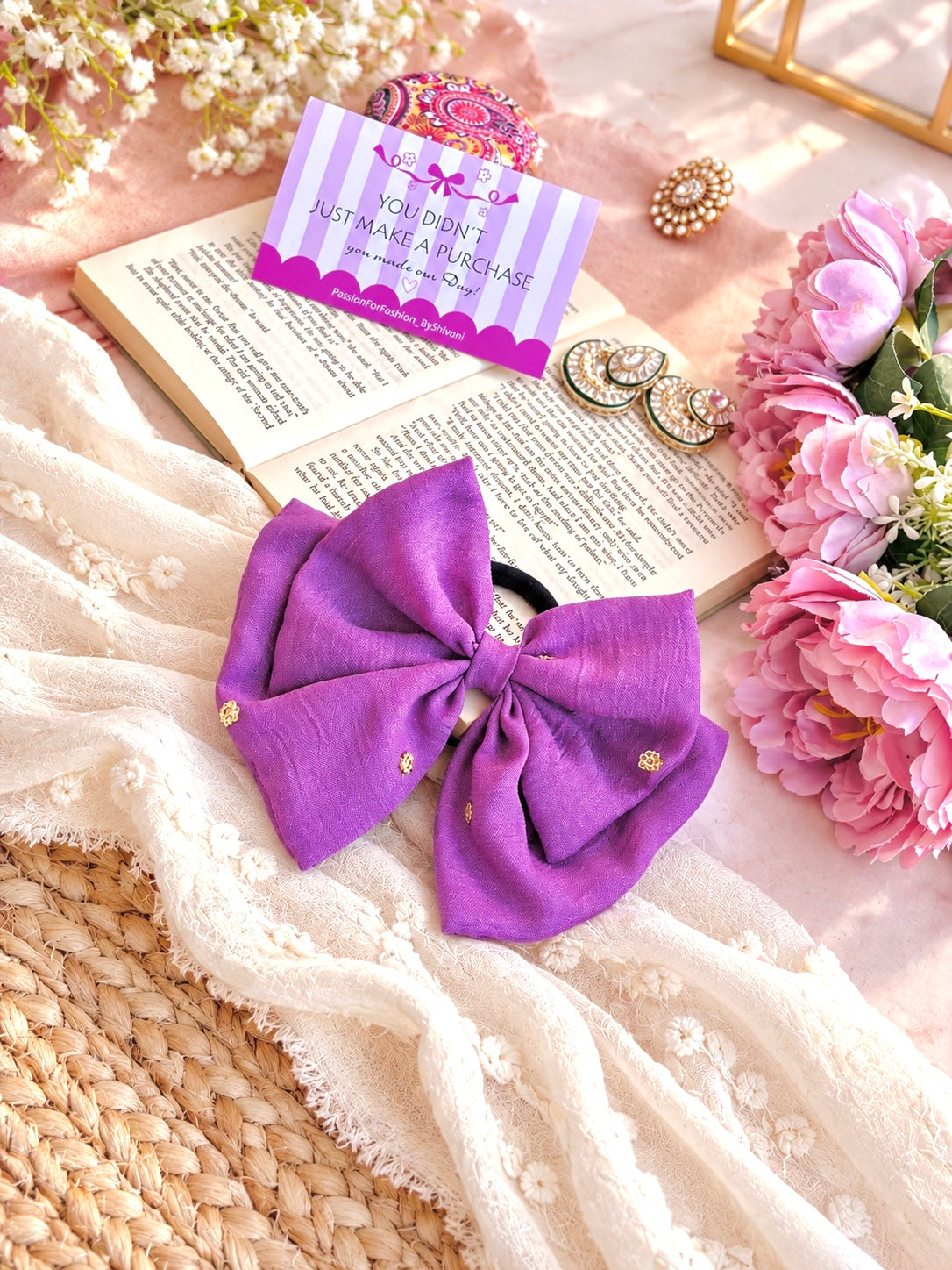 Blush Lilac Bow Tie