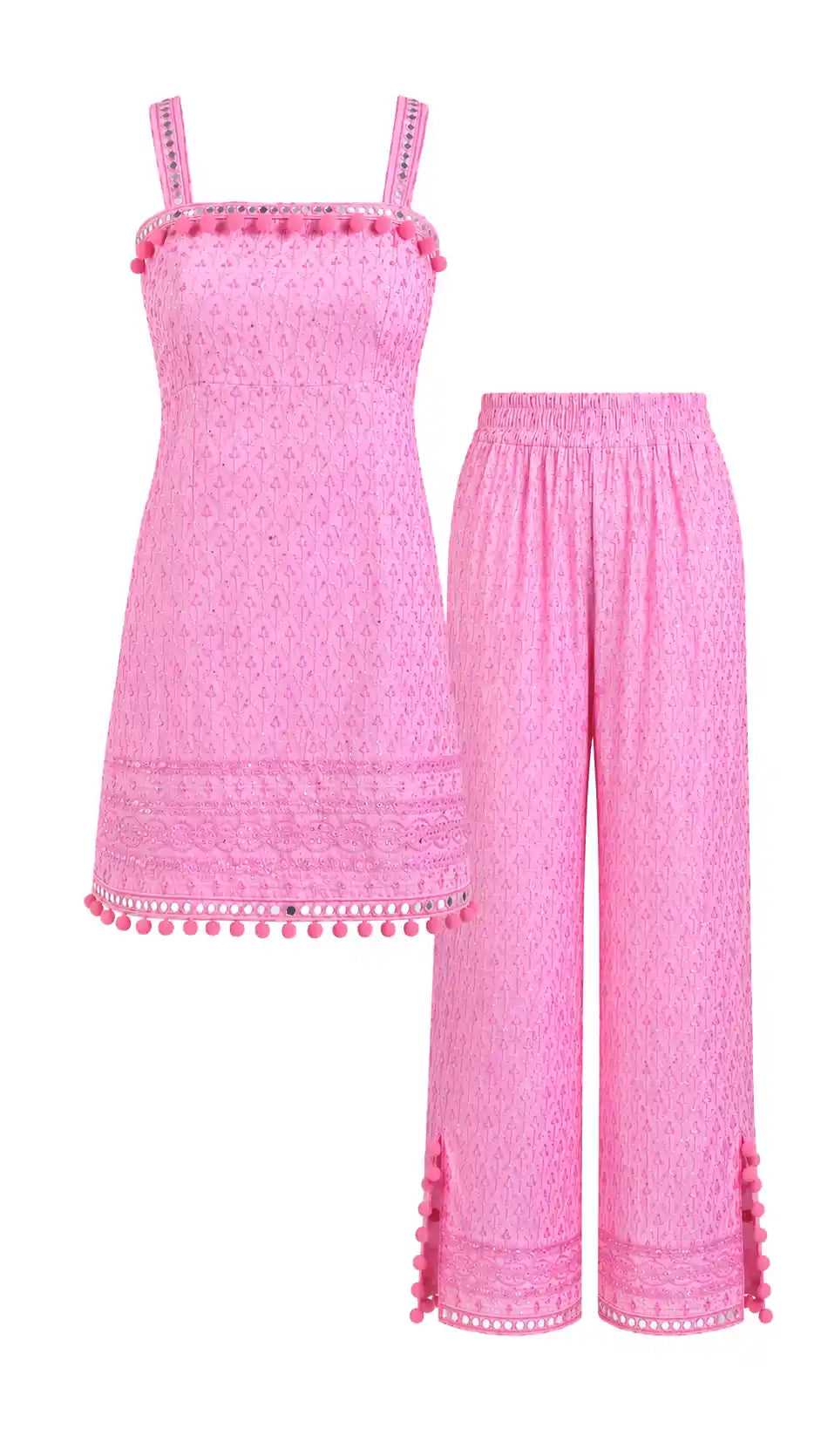 Swati's Pretty In Pink Cord Ensemble