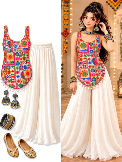 Gamti Gulnaz Hand Embroidered Top