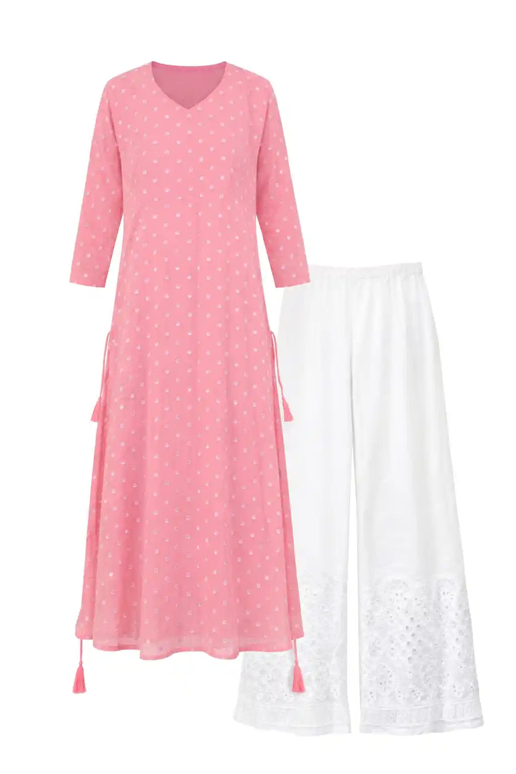 Tint Peach Mirror Gulnaz Kurta