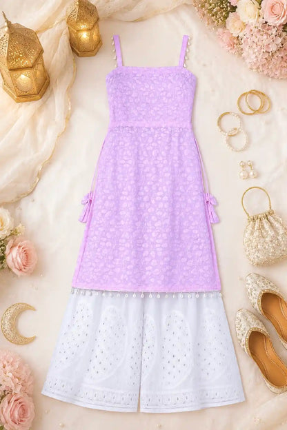 Blossom Shell Embroidered Gulnaz Kurta
