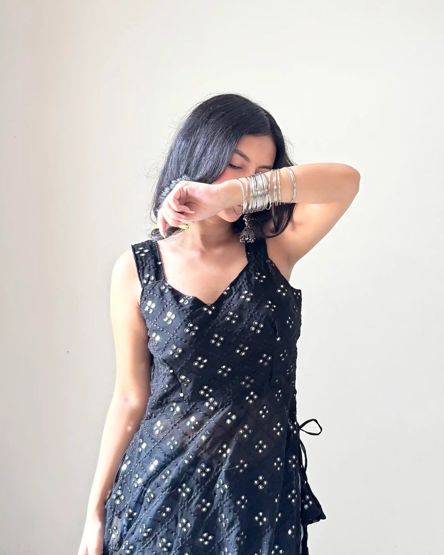 Shefali’s Twilight Black Gulnaz Kurta