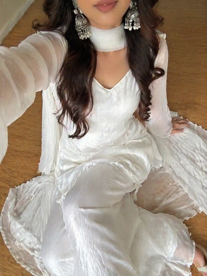 Elegant Ivory Fendy Kurta Set