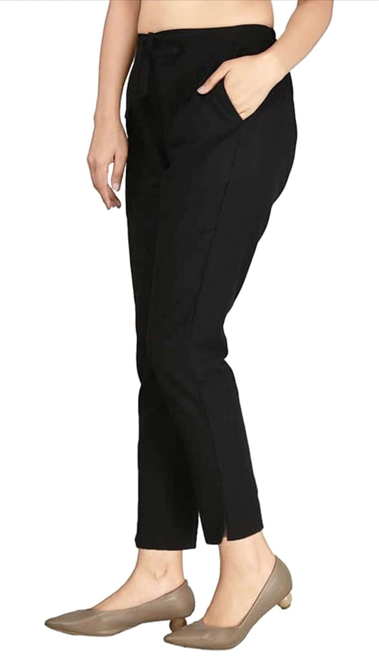 The Classy Black Linen Cotton Must Pick Pants