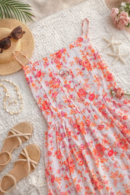 Soft Cotton Floral Peplum Top