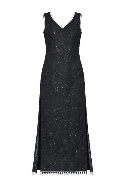 Sooty Black Embroidered Gulnaz Kurta