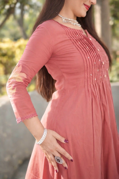 Rose Embroidered Meher Suit Set