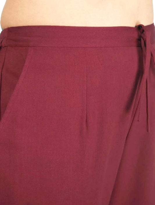 The Classy Wine Linen Cotton Must Pick Pants