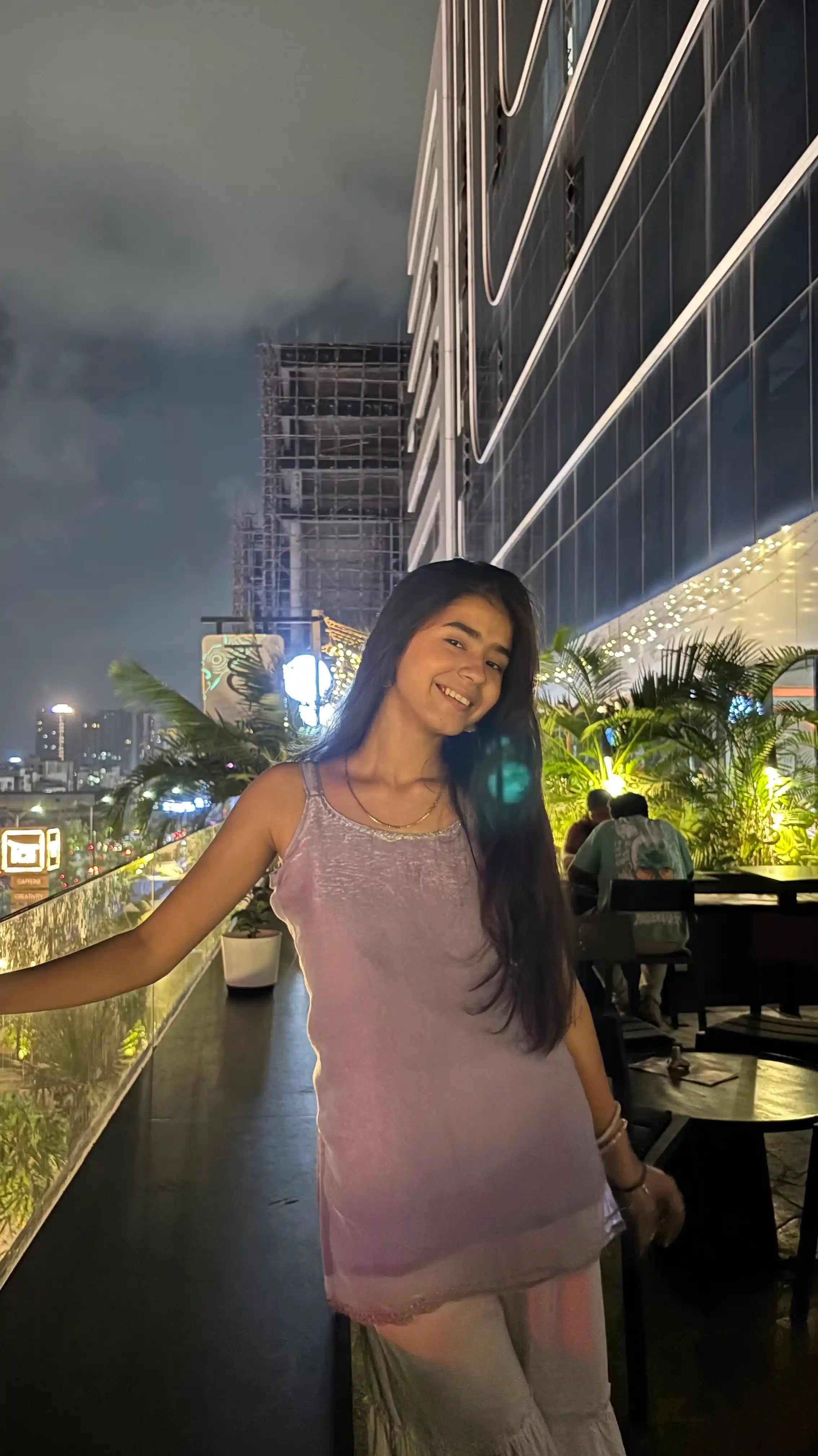 Soft Lilac Back Tie Gulnaz Kurta