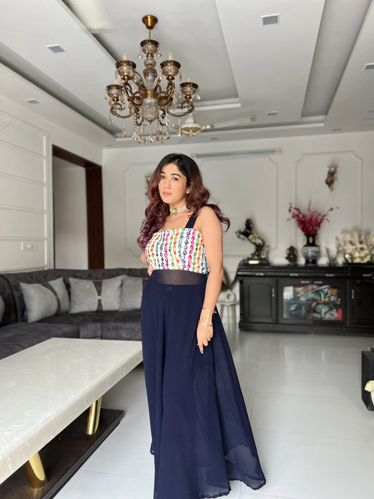 Surabhi's Gamti Blue Gulnaz Anarkali