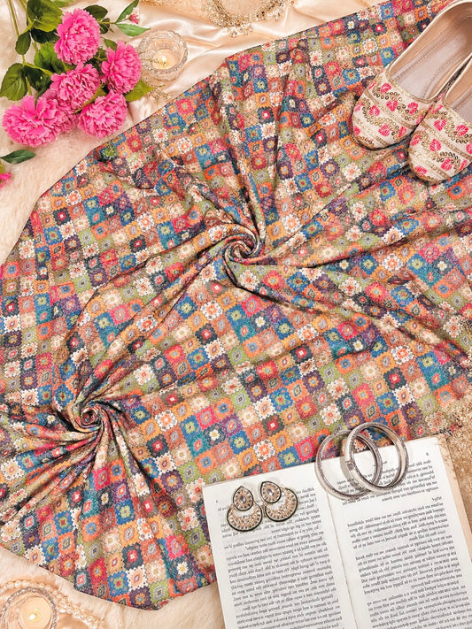 Gulnaz Multicolor Printed Boho Kurta