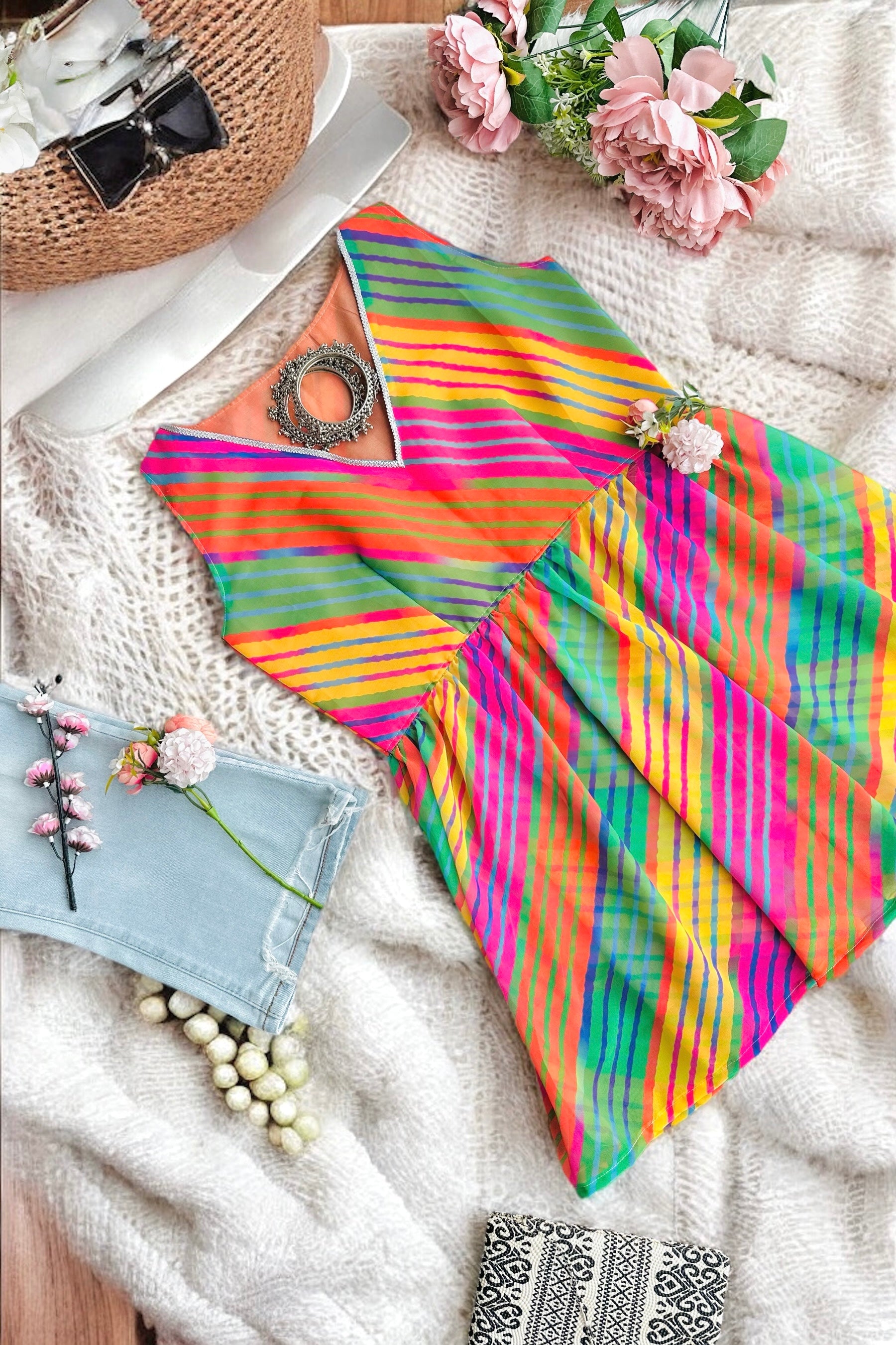 Blush Lehriya Gulnaz Peplum