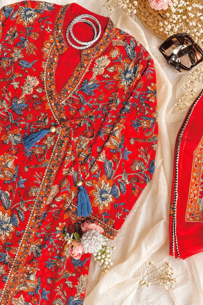 Gulnar Handblock Meher Suit Set