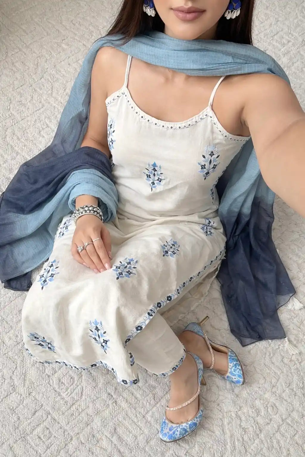 Embroidered Meher Suit Set