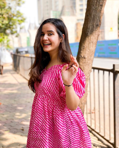 ShivShakti's Blush Pink Peplum Top