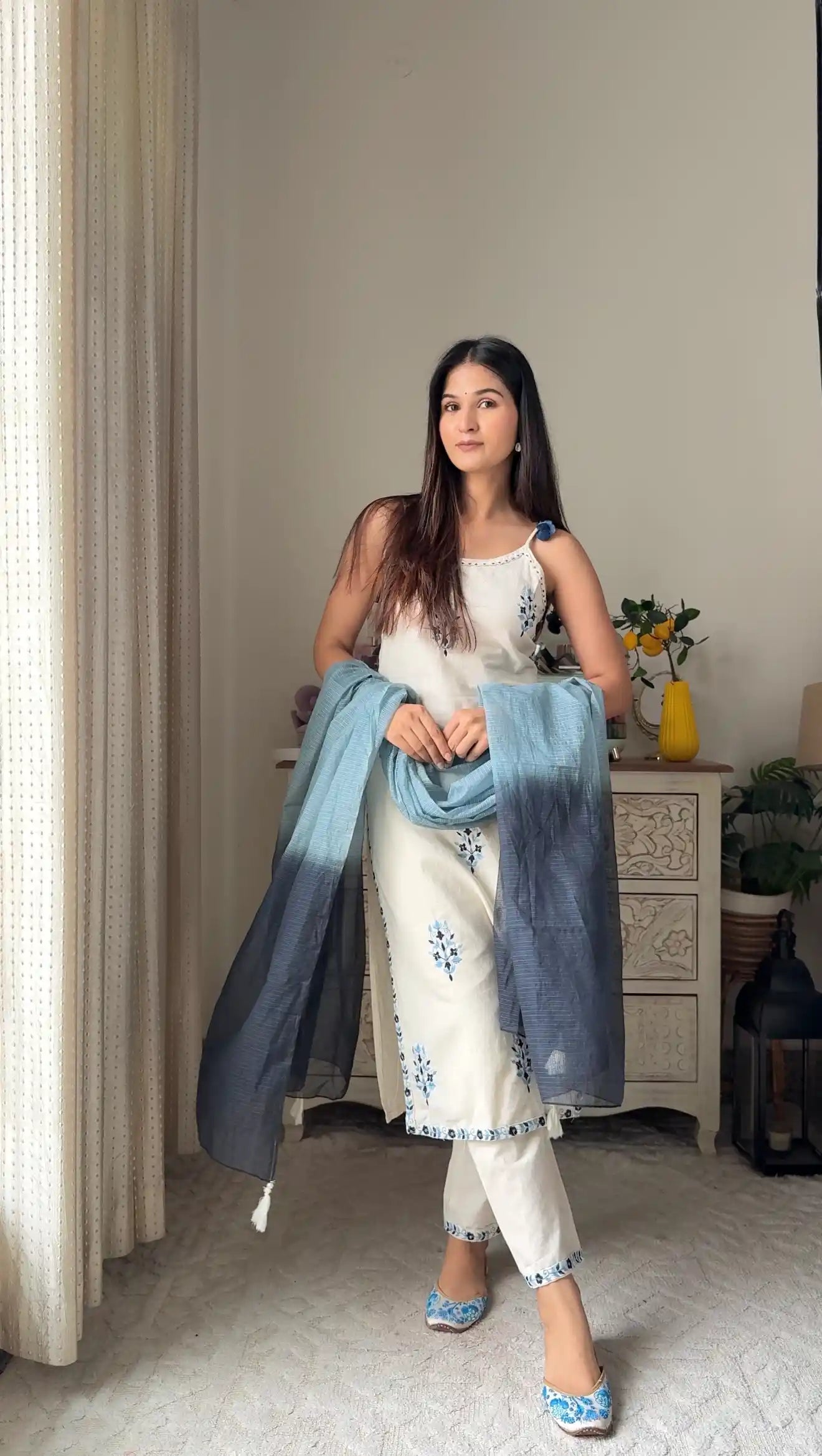Embroidered Meher Suit Set