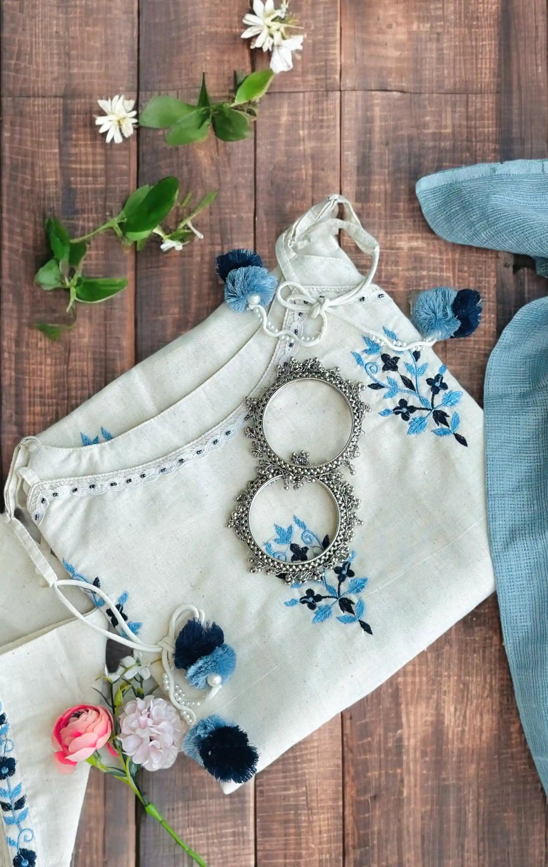 Embroidered Meher Suit Set