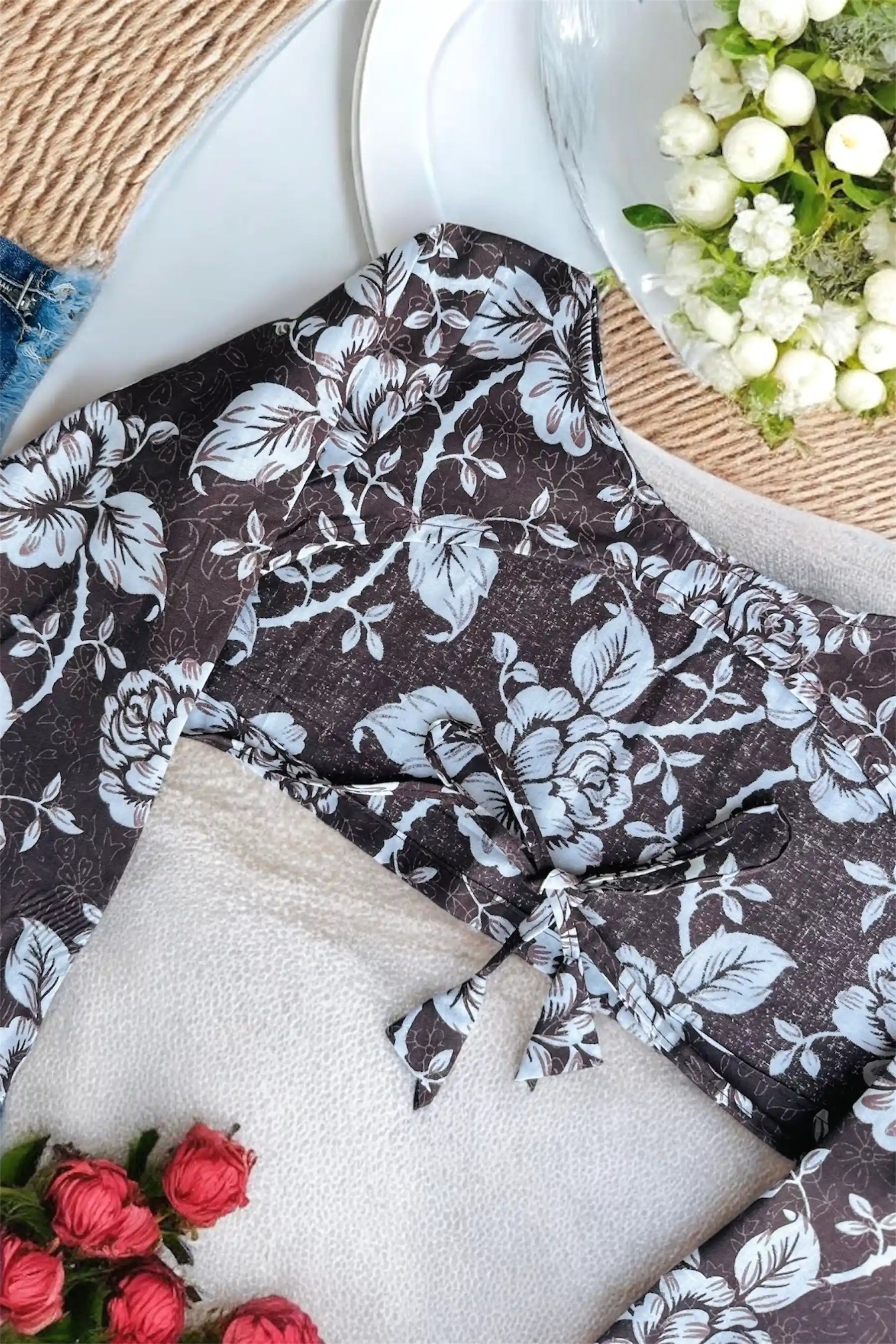 Jaipuri Block Convertible Kurti