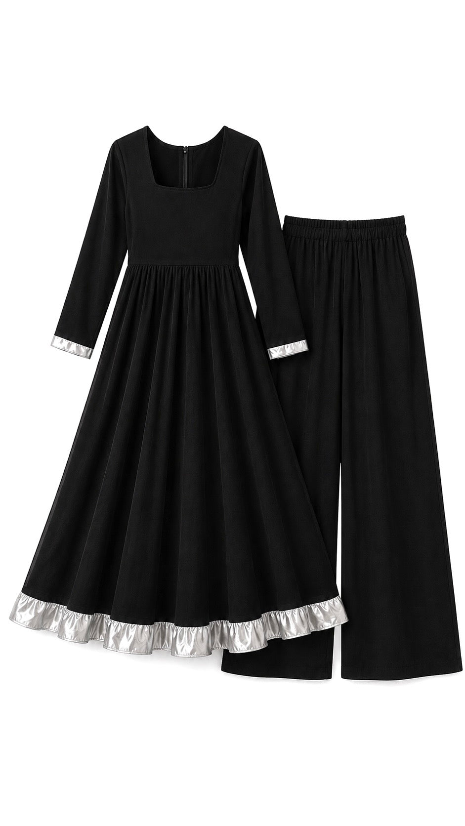 Gulnaz Black Royale Anarkali Suit Set