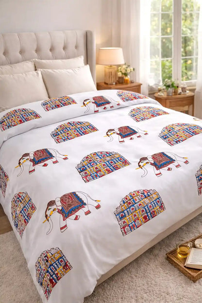 Hawa Mahal All Season Long Jaipuri Blanket