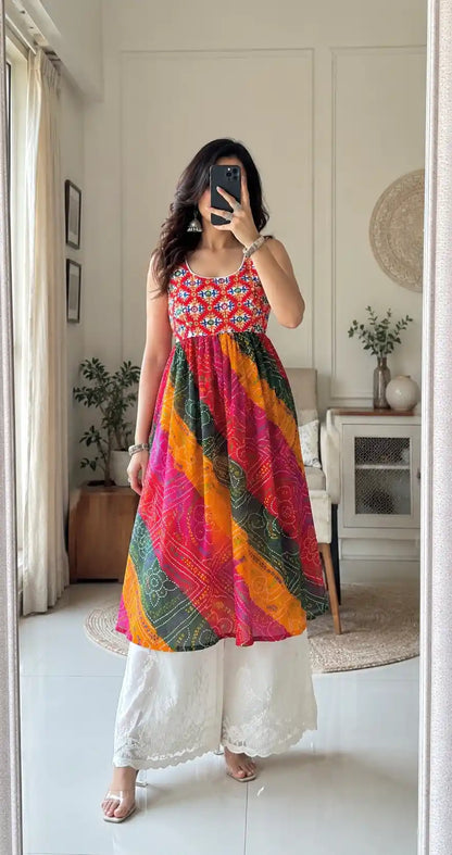 Swati’s Rangreza Back-Tie Kurti