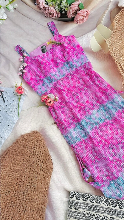 Shaded Pink Sequence Gulnaz Kurta
