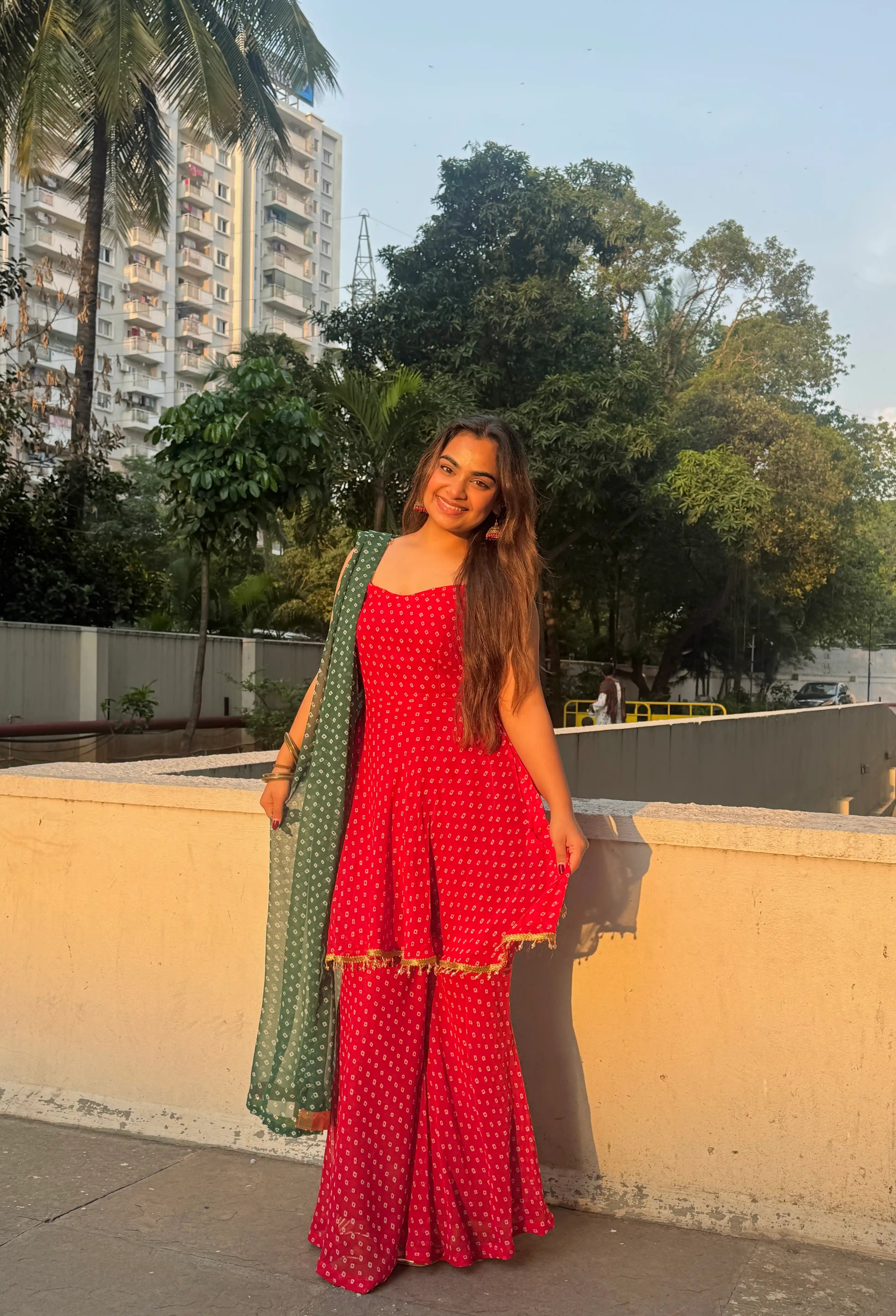 Rooh Bandhej Meher Suit Set