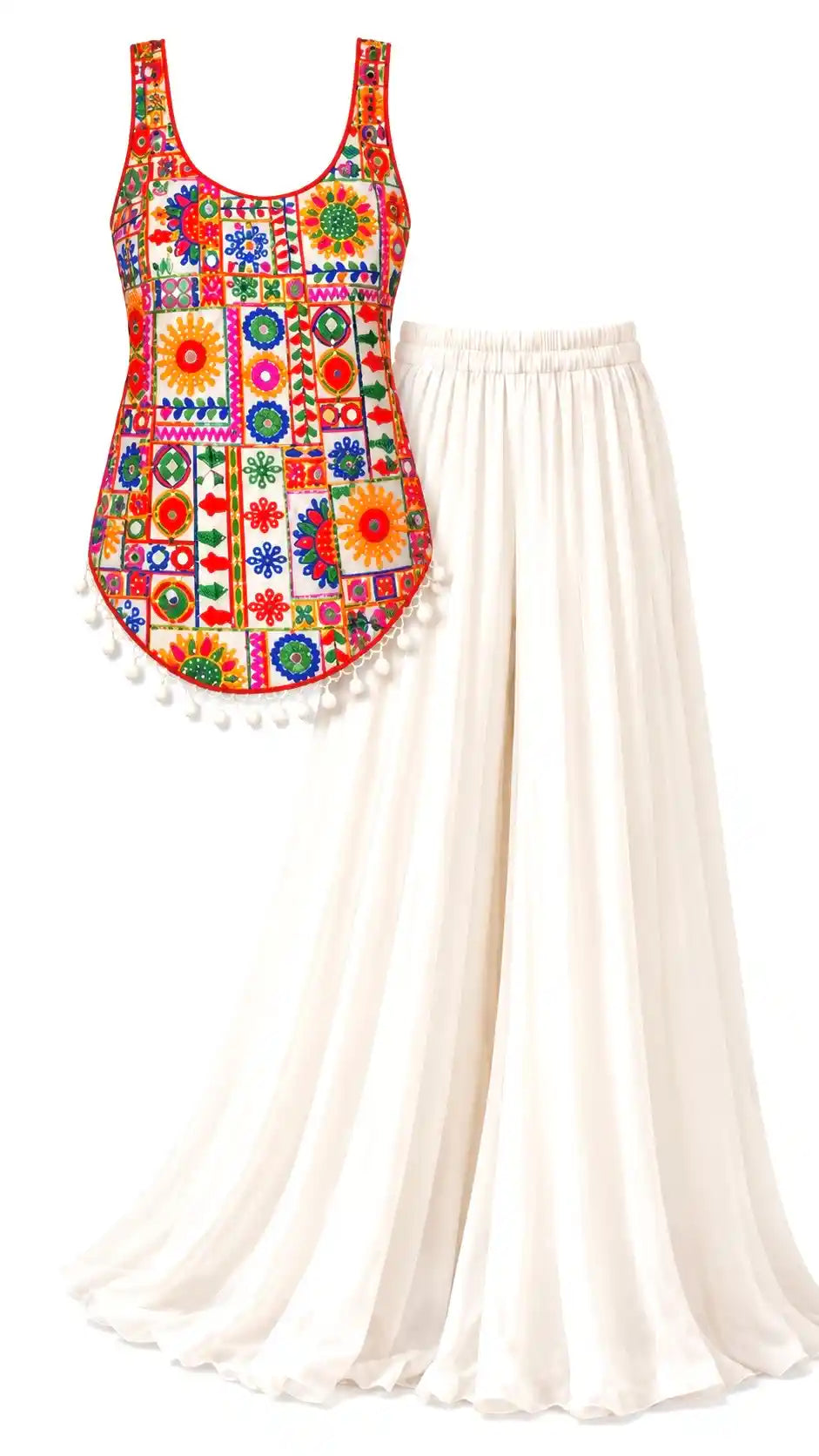 Gamti Gulnaz Hand Embroidered Top