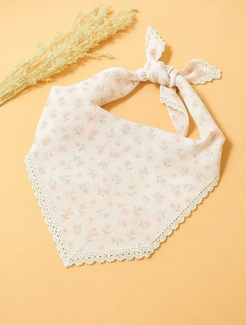 Blossom Breeze Mulmul Triangular Scarf