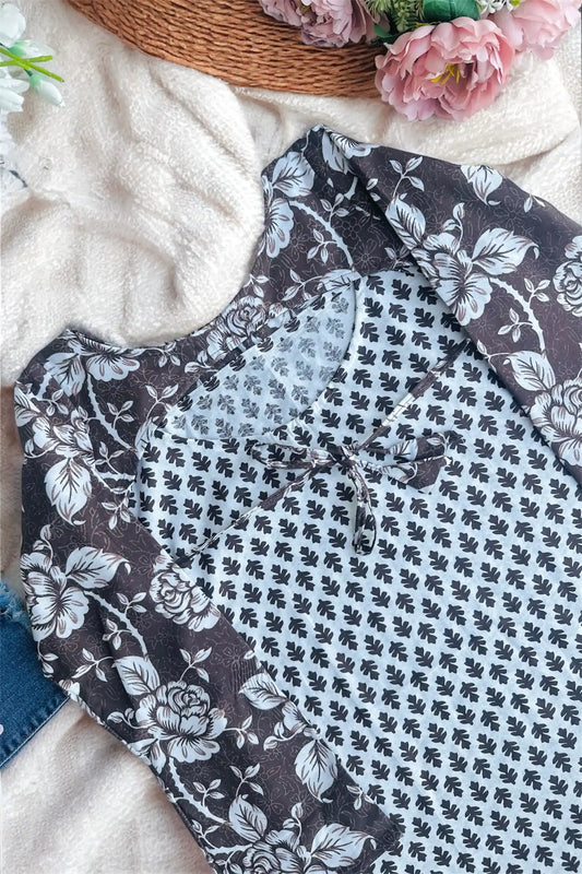 Jaipuri Block Convertible Kurti