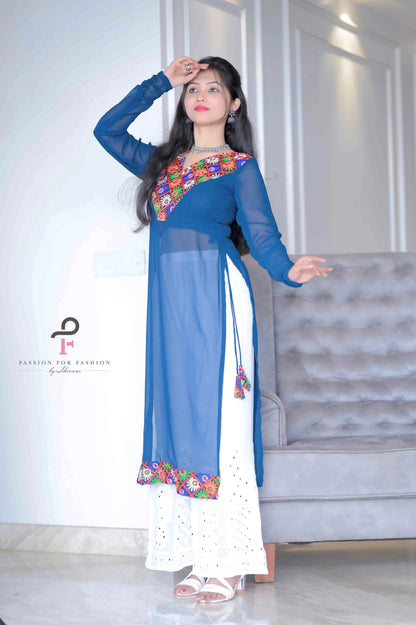 Charm Gamti Gulnaz Embroidered Kurta