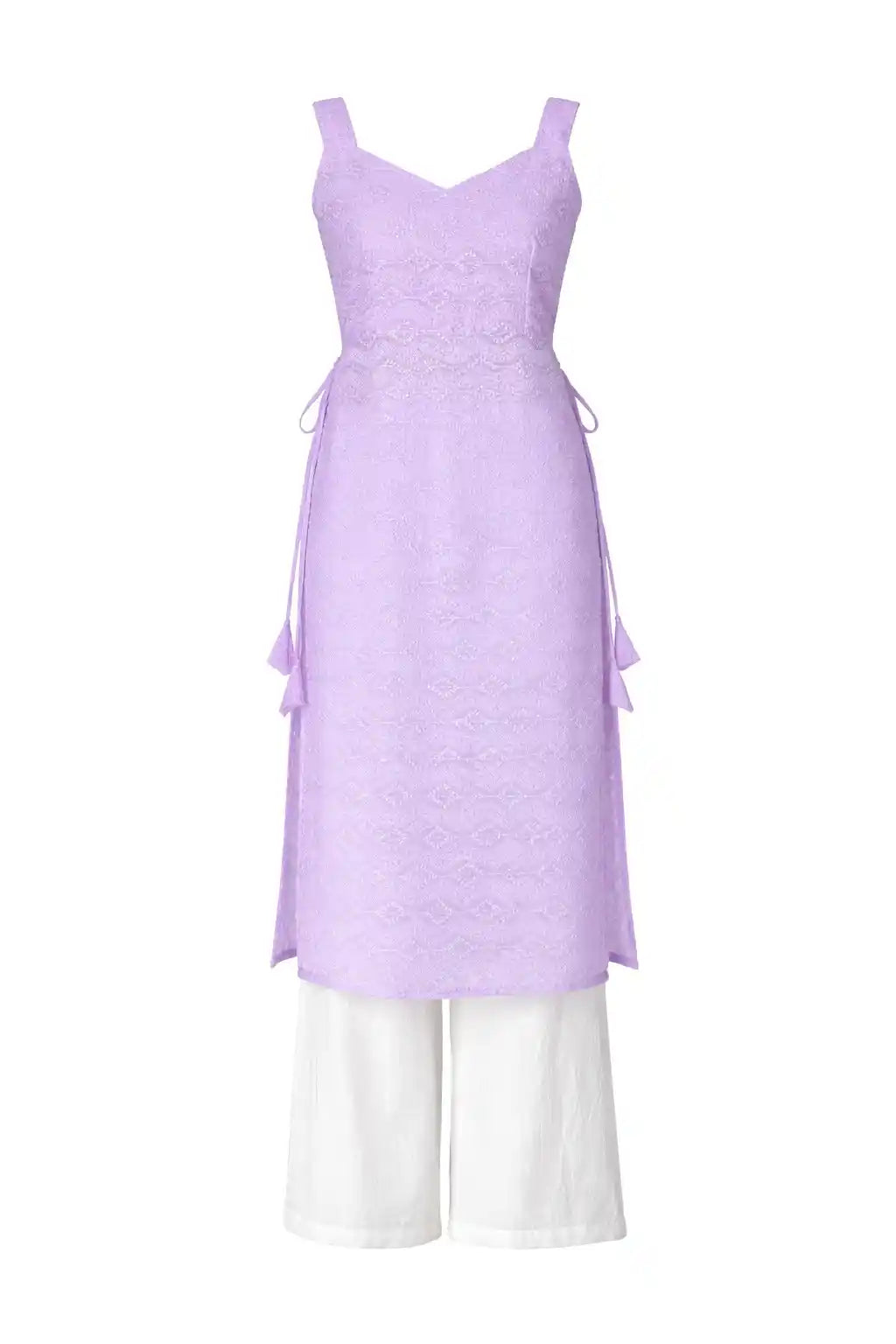 Swati's Blush Lilac Gulnaz Kurta