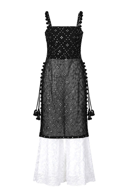 Shimmer Black Embroidered Gulnaz Kurta