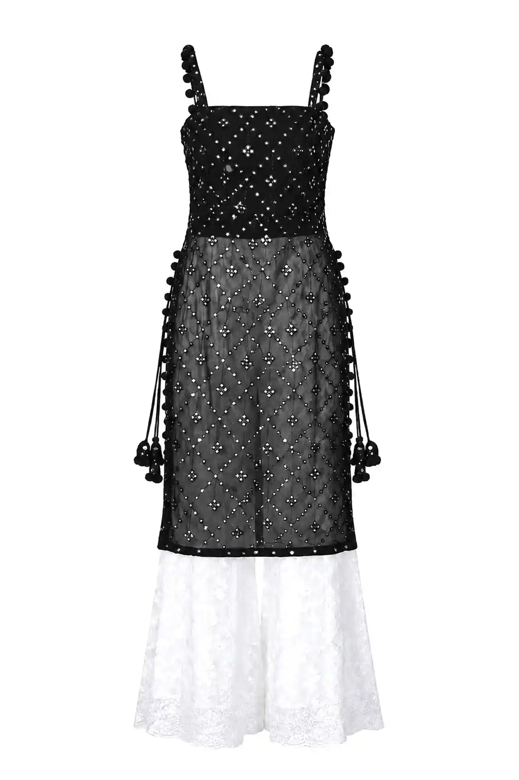 Shimmer Black Embroidered Gulnaz Kurta