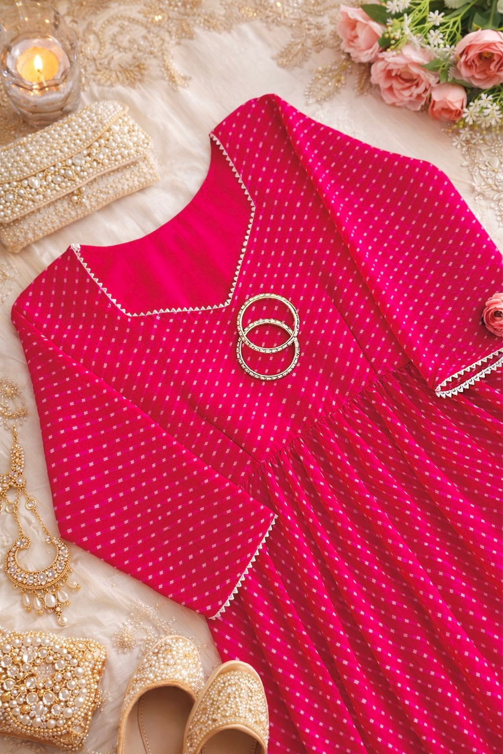 Lehriya Blush Pink Peplum Top