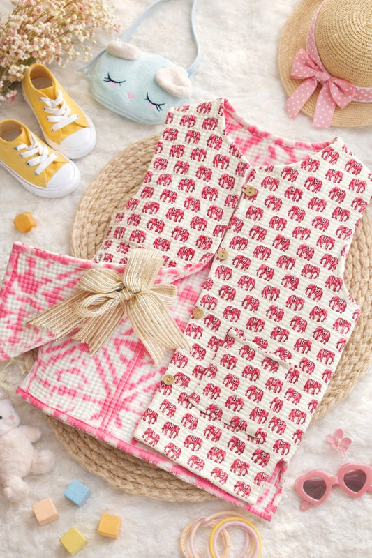 Mini Elephant Kids Jaipuri Jacket